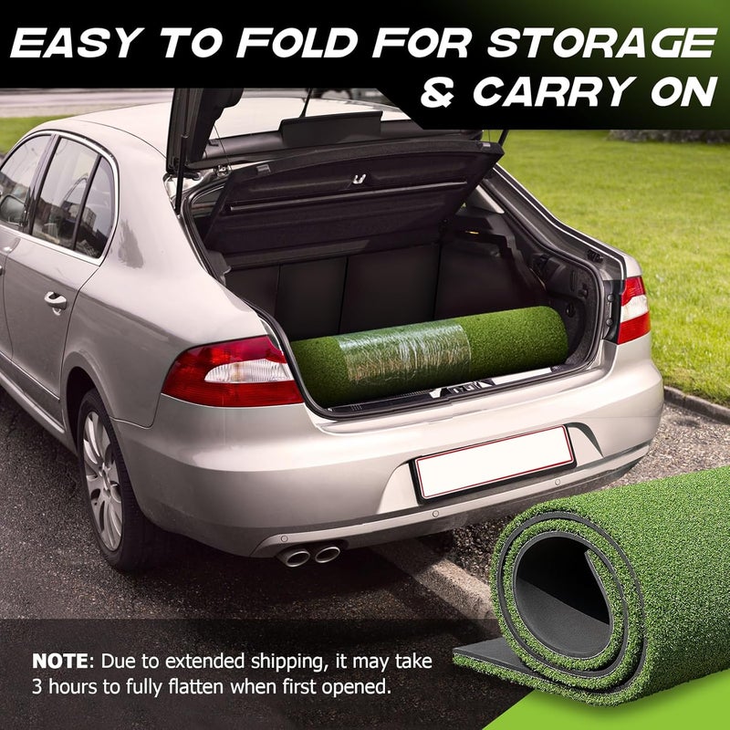 Bltend Golf Mat: 5x4ft & 5x5ft Heavy-Duty Golf Hitting Mats Practice Outdoor/Indoor, Elite Dense Artificial Turf Matt Training Aid for Backyard/Garage/Driving Range/Simulators - Image 3